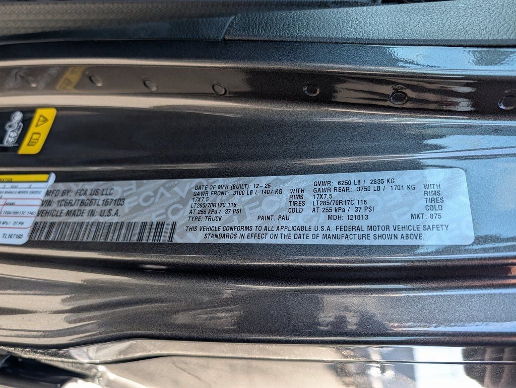 2026 Jeep Gladiator Rubicon X