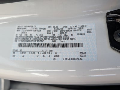 2022 Ford F-350SD Platinum