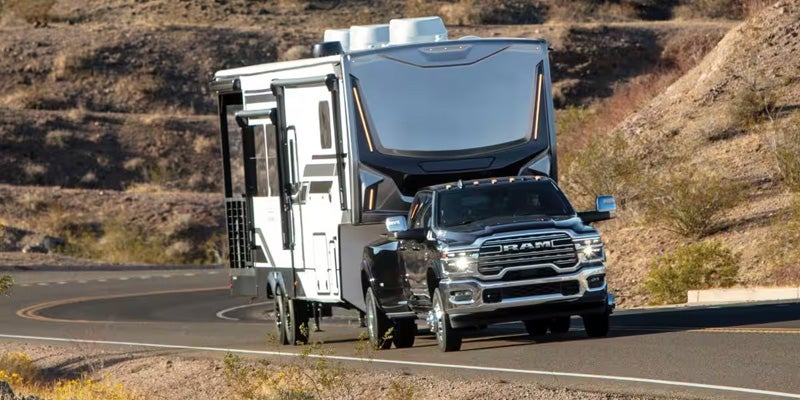 RAM 3500 Towing a camper