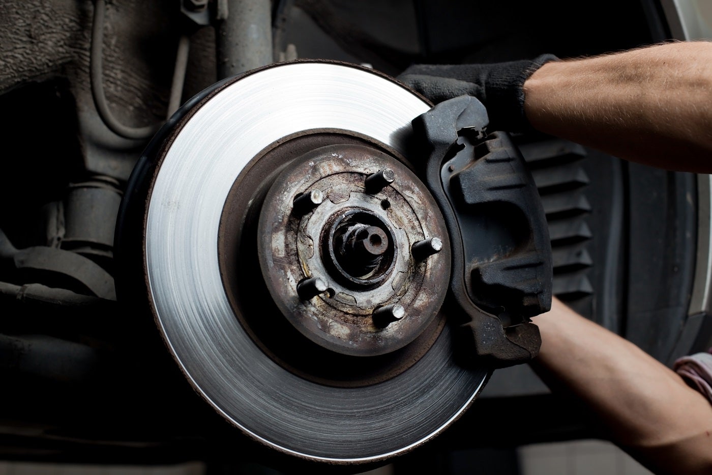 Jeep Cherokee showing fresh Brake Pads