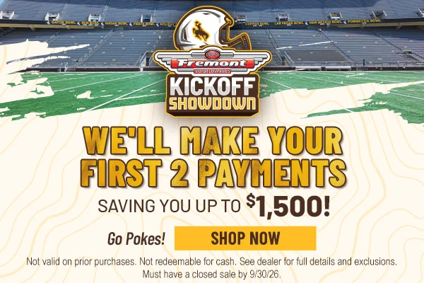 we'll make your first two payments 