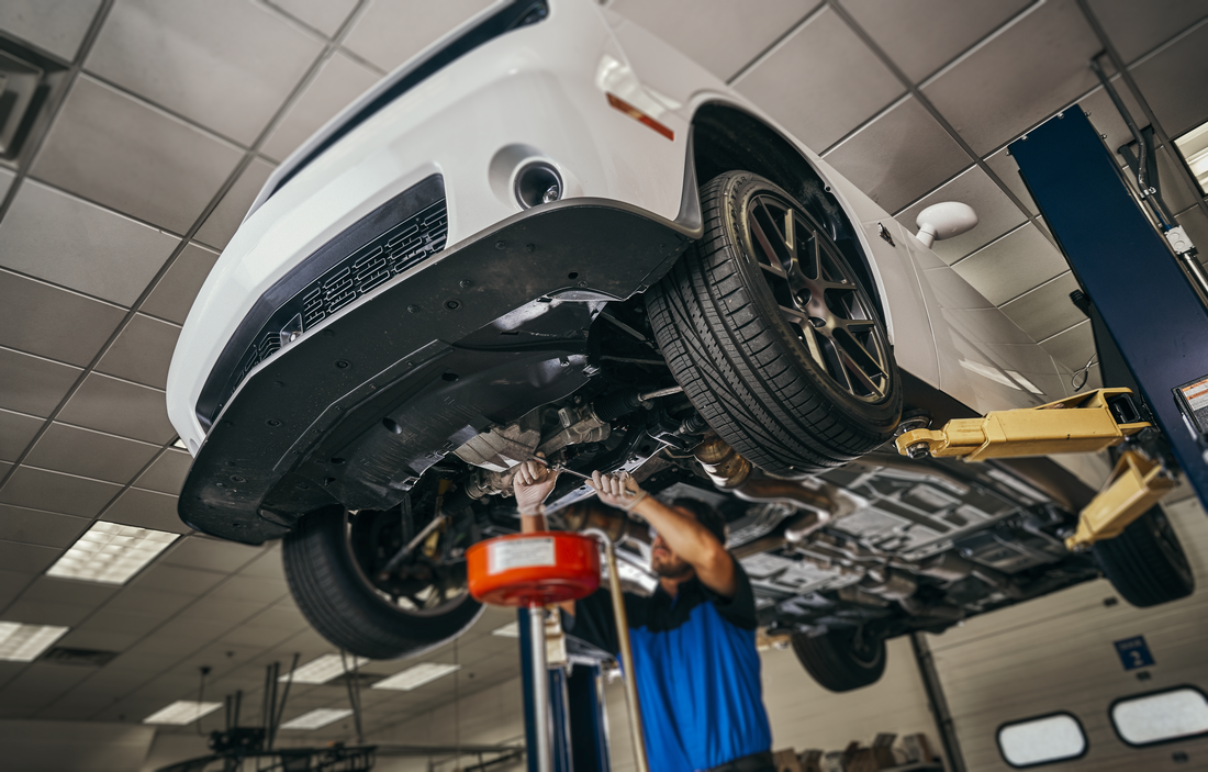 Certified technicians evaluating automotive health and electrical systems at Fremont Motor Cody